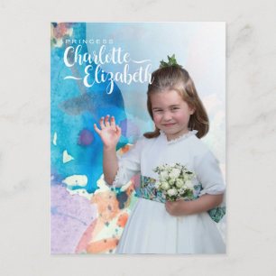 Prinsessan Charlotte Elizabeth 7-årsdag vykort