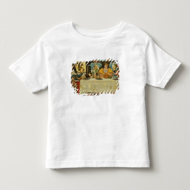 Prinsessan delar sin middag med Frog från T-shirt (Framsida)
