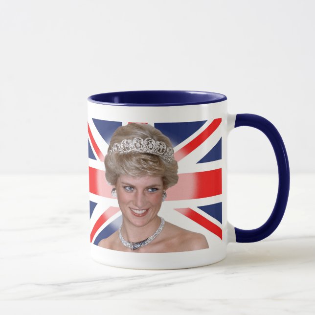 Prinsessan Diana Union Jack Mugg (Höger)
