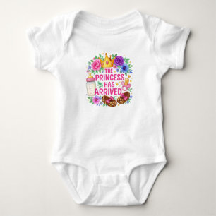 Prinsessan Har Anlänt - Blommig & Leopard T Shirt