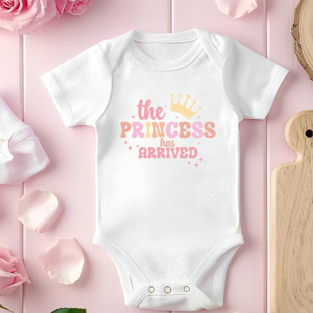 "Prinsessan har anlänt" Bodykostymen Baby T Shirt (Skapare uppladdad)