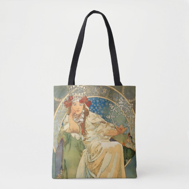 Prinsessan Hyacinth av Alphonse Mucha Tygkasse (Framsida)