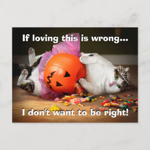 Prinsessan Kat med godisbucket Inbjudan Vykort