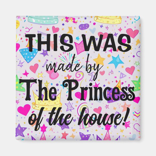 Prinsessan klarade det! magnet (Framsidan)