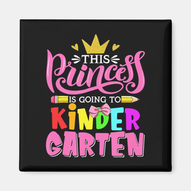 Prinsessan kommer till Kindergarten tillbaka till  Magnet (Framsidan)