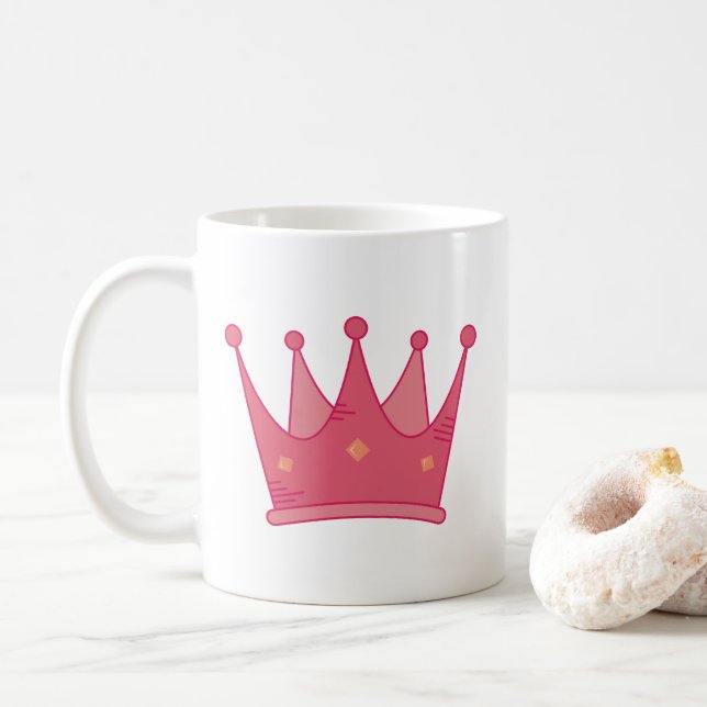 Prinsessan Krona Kaffemugg (Med munk)
