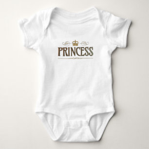 Prinsessan Lettering - Grand Medieval Royal Krona T Shirt
