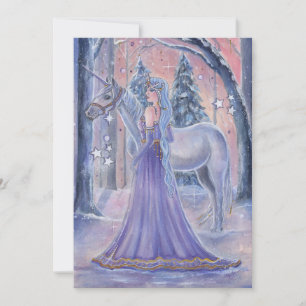 Prinsessan Lumi med enhörningskonst av Renee Lavoi