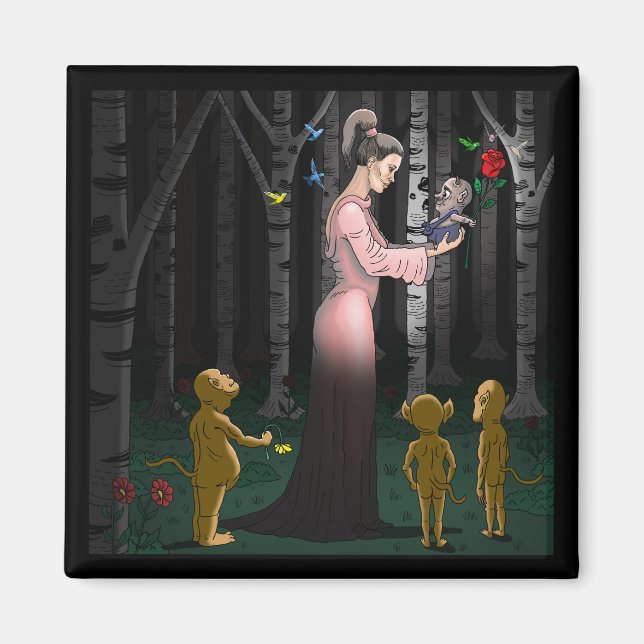 Prinsessan och goblinerna magnet (Framsidan)