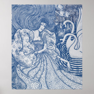 Prinsessan och Svan Poster