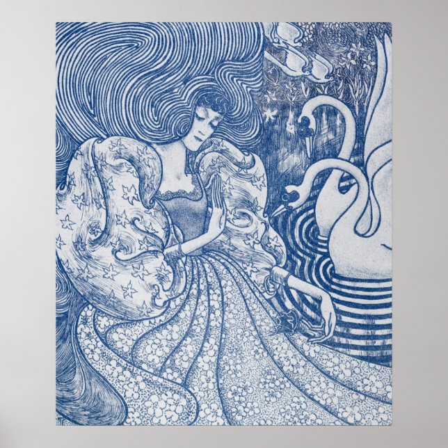 Prinsessan och Svan Poster (Framsidan)