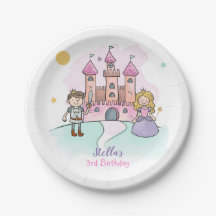 Prinsessan Papprare Tallrikar Girl Birthday Fairyt