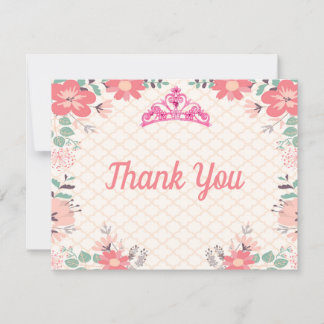 Prinsessan Party Tack, ditt kort