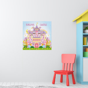 Prinsessan! poster av personlig Castle-vägg