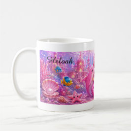 Prinsessan Rosabella Magiska Rosa Havsfrumugg Kaffemugg