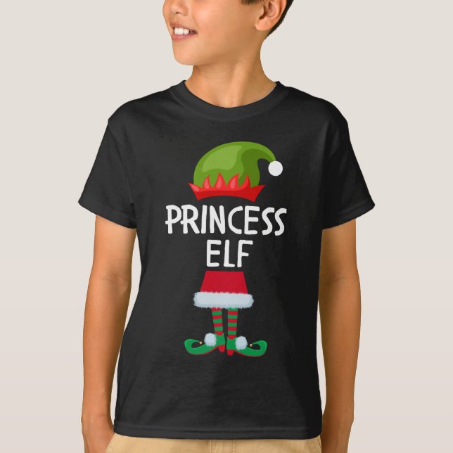 Prinsessan, söt jultomte t shirt (Framsida)