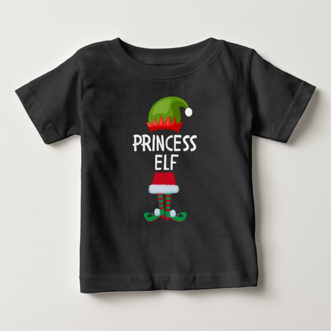 Prinsessan, söt jultomte t shirt (Framsida)