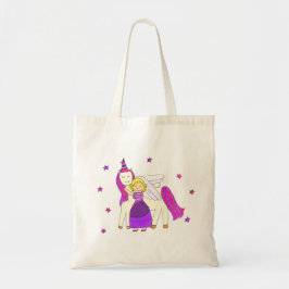 Prinsessan Star Unicorn Tote Bag Tygkasse