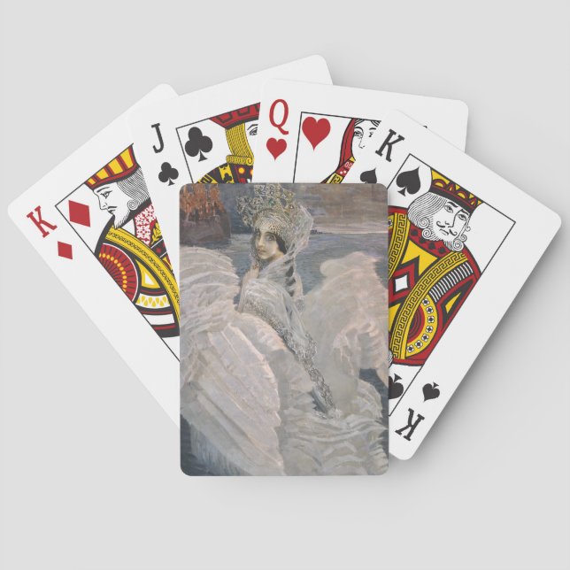 Prinsessan Svan (av Michail Vrubel) Casinokort (Baksidan)