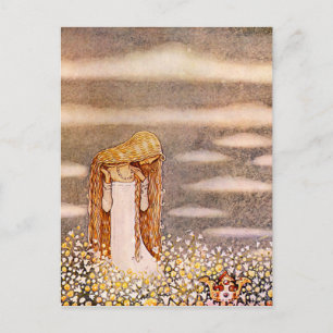 “Prinsessan Tuvstarr” John Bauer Akvarell Vykort