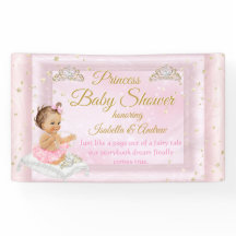 Prinsessans Baby Shower Tiara Rosa