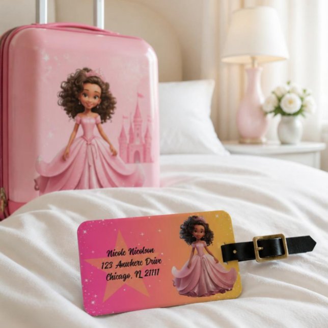 Prinsessans bagagetikett bagagebricka (Skapare uppladdad)