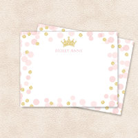 Prinsessans födelsedag Rosa och Gula prickar brevp