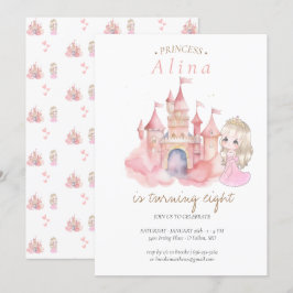 Prinsessans födelsedagsfest inbjudningar