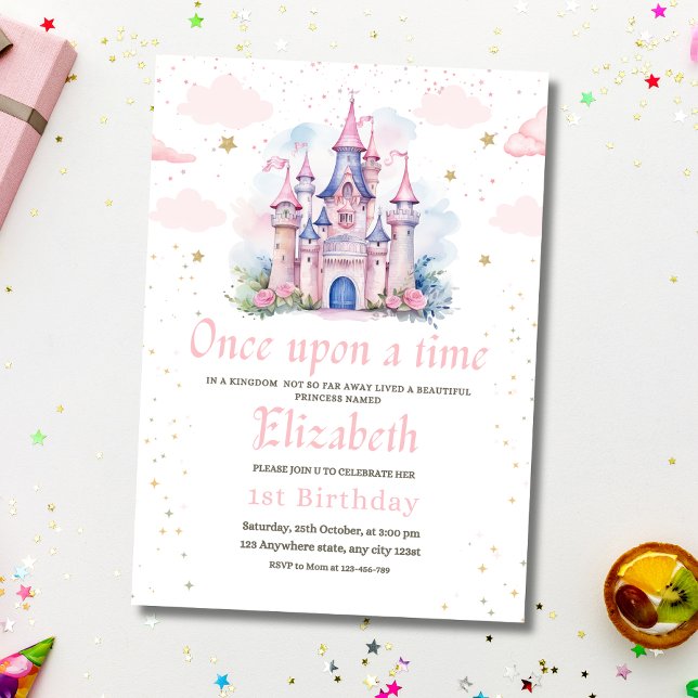 Prinsessans födelsedagsinbjudan, Lilla prinsessan  Inbjudan (Skapare uppladdad)