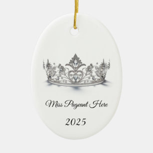 Prinsessans Tiara-ornament Julgransprydnad Keramik
