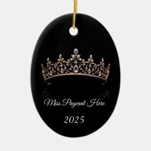 Prinsessans Tiara-ornament Julgransprydnad Keramik