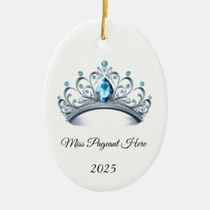 Prinsessans Tiara-ornament Julgransprydnad Keramik