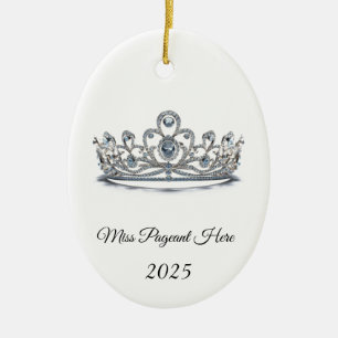 Prinsessans Tiara-ornament Julgransprydnad Keramik