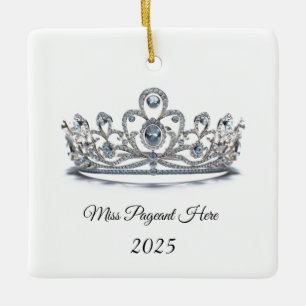 Prinsessans Tiara-ornament Julgransprydnad Keramik