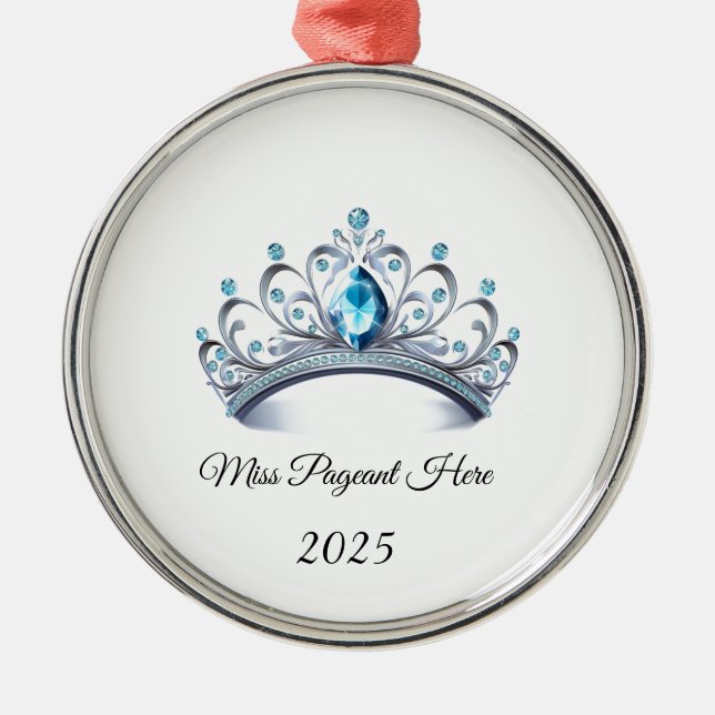 Prinsessans Tiara-ornament Julgransprydnad Metall (Framsidan)