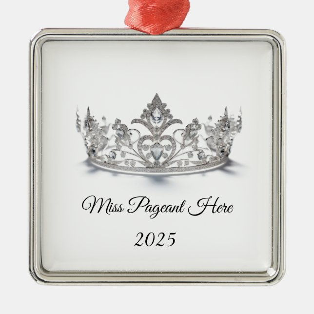 Prinsessans Tiara-ornament Julgransprydnad Metall (Framsidan)