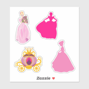 Prinsessdekal Klistermärken