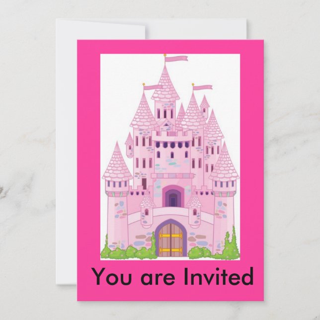 Prinsessinvitation Inbjudningar (Framsida)