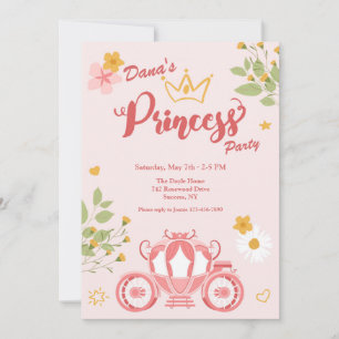 Prinsesskalas Inbjudningar