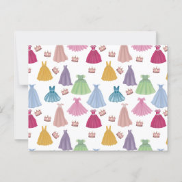 Prinsessklänningar Sagoprinsessa Liten flicka Möns Vykort