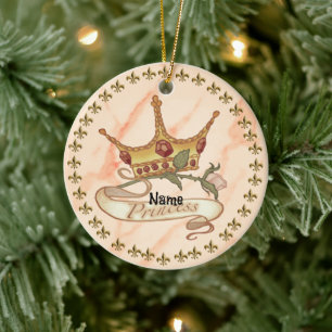 Prinsesskrona ornament 