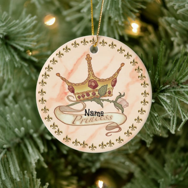Prinsesskrona ornament  (Träd)