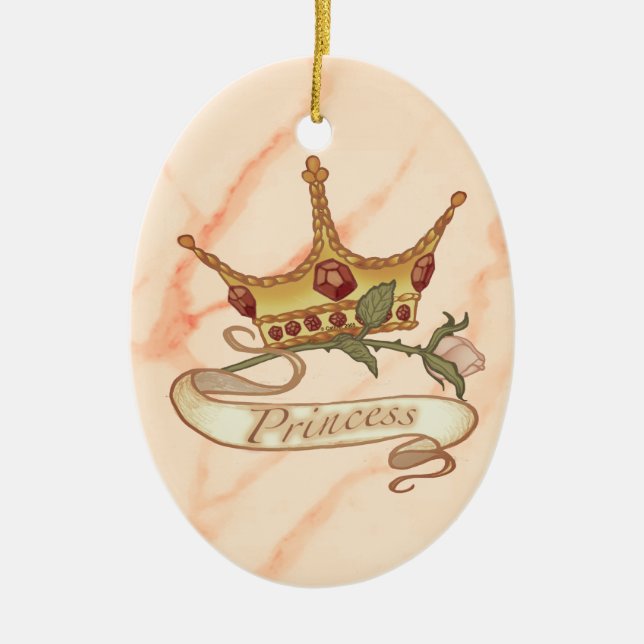 Prinsesskrona ornament  (Framsidan)