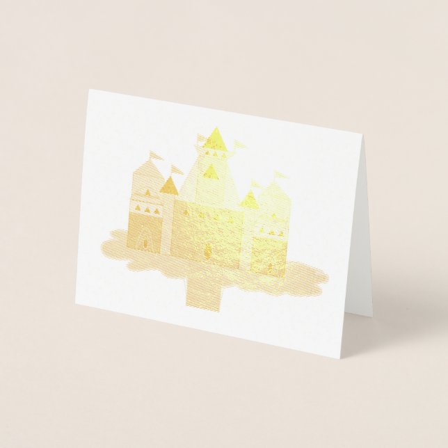 Prinsesslott Folierat Kort (Framsida)