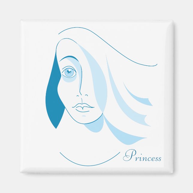 Prinsessmagnet Magnet (Framsidan)