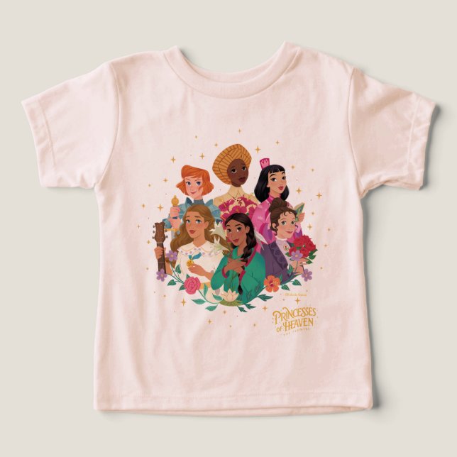 Prinsessor av Himlen™ Småbarns T-Shirt (Design Framsida)