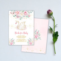 Prinsesssvanböcker för bebis inledningskort