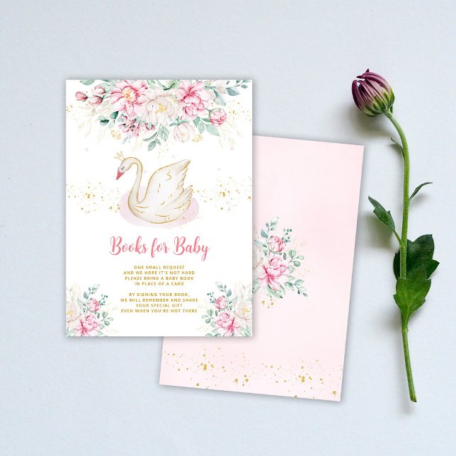 Prinsesssvanböcker för bebis inledningskort tilläggskort (Skapare uppladdad)