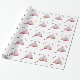 Prinsesstårta och magiska stavar presentpapper
