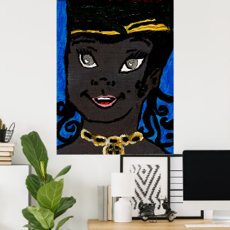 Prinsessutskrift, värdefull poster (halvblank)